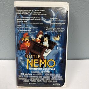 LITTLE NEMO Adventures in Slumberland VHS 1993 Clamshell